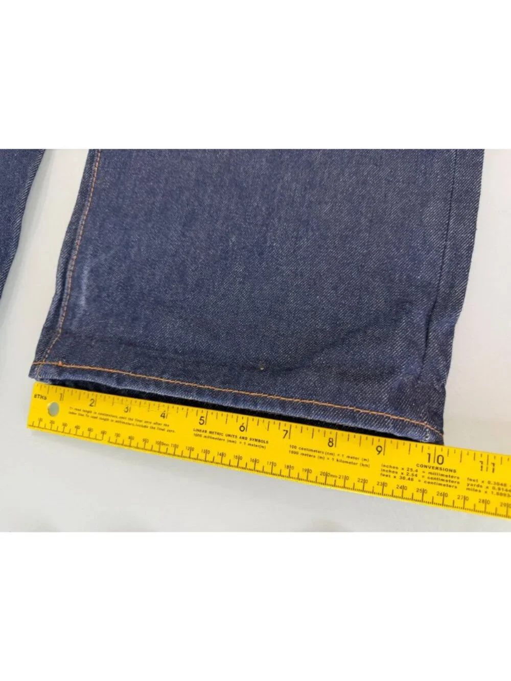 Levis 501 Jeans Men's 48X29 Raw Denim Button Fly Straight Leg